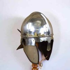 Medieval Late Roman Helmet Intercisa Helmet 18G Steel LARP Battle For Cosplay