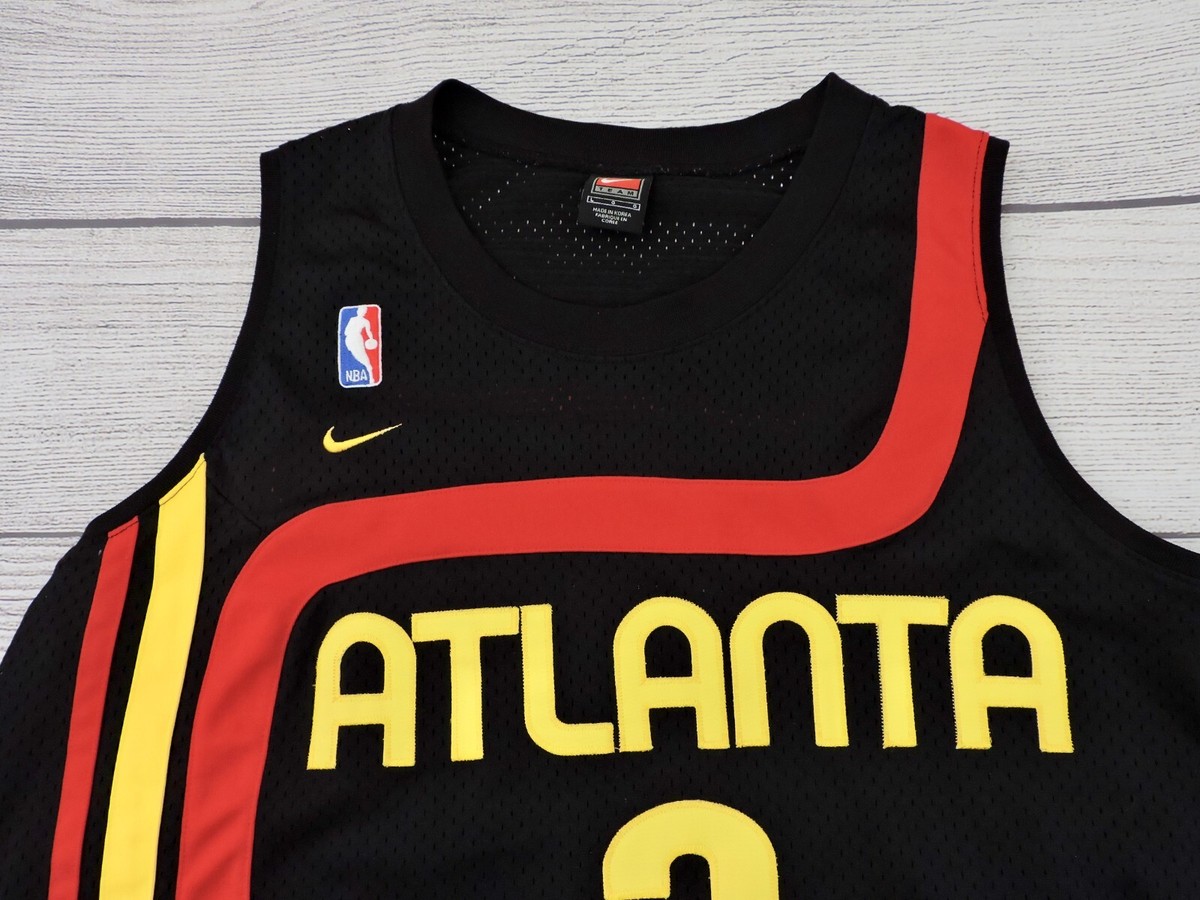 Vintage Nike Atlanta Hawks #3 Shareef Abdur-Rahim Mens XXL NBA Jersey Green