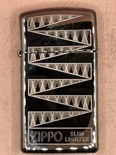 2021 Limited Edition 65th Anniversary Slim Black Ice Zippo Lighter NEW