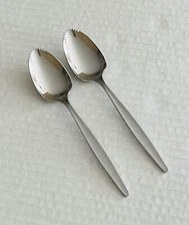 Citra Stainless Taiwan 2 Grapefruit Spoons Glossy Serrated Bowl