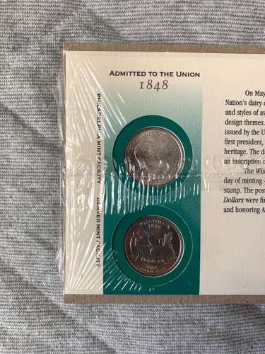2004 P&D Wisconsin State Quarter First Day Cover - Picture 2 of 2