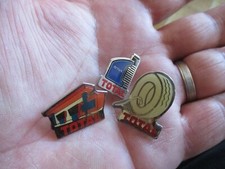 90er JAHRE PINS PINS 3 TOTAL TANKSTELLE ÖL BENZIN