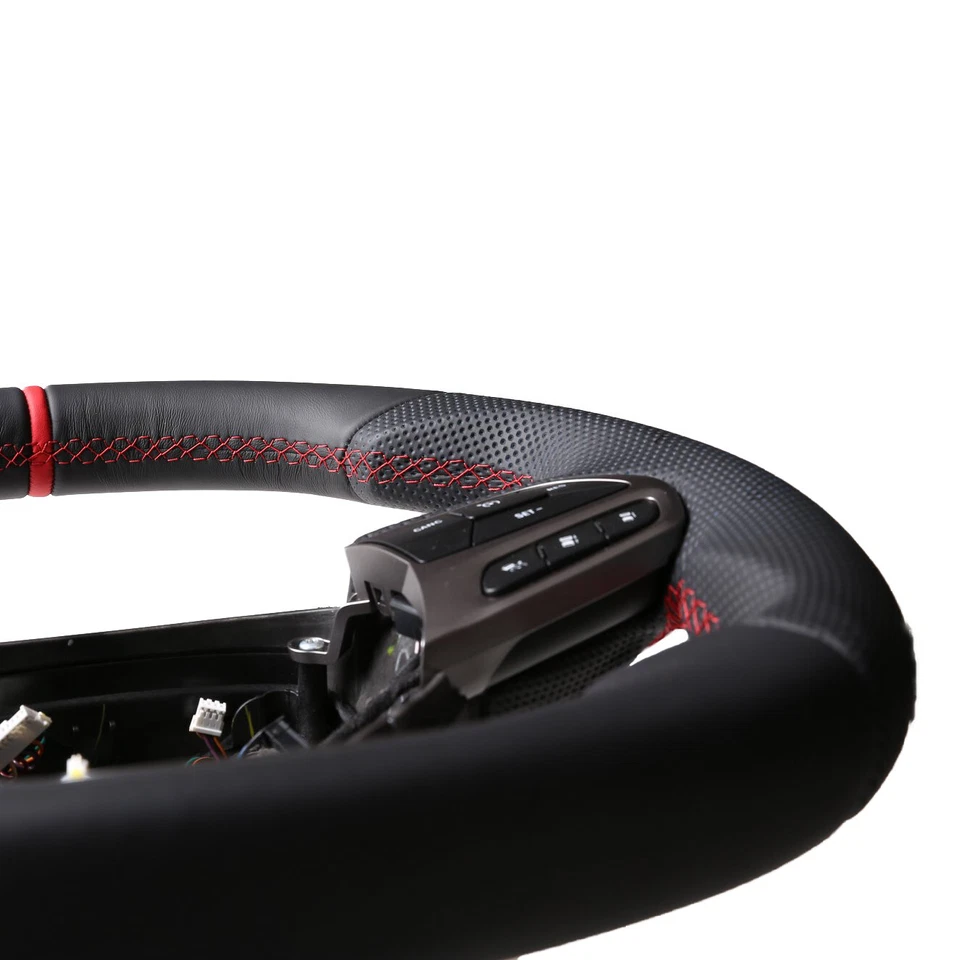 Dodge Lenkrad Challenger Charger Durango Abgeflacht NEU Neu Beziehen 12Uhr 58327 - Bild 3 von 4