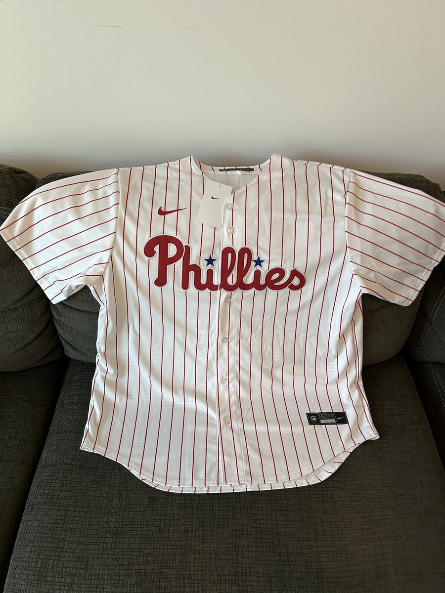 Nike Authentic Philadelphia Phillies White Pinstripe