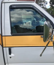 AVS 3M Tape-On In-Channel Rain Guards Vent Visors for 92-06 Ford E350 E450 E150