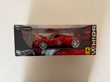 Hot Wheels Whips Ferrari Enzo Red Big Chrome Wheels Diecast 1:18 BC5