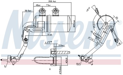 NISSENS 95570 Trockner, Klimaanlage für FORD