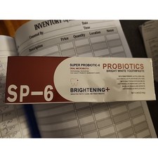 Sp6 Probiotic Toothpaste 4.9oz Brighten Clean Great Oral Microbiota Strength B79