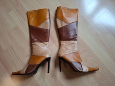 Buffalo London Stiefel Gr. 41 echtes Leder in verschiedenen brauntönen