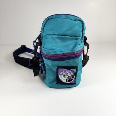 Samsonite World Sport Vintage 1990s Miniature Backpack Mini Teal Purple Blue