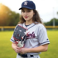 Customized Fireball 10.5 In Walk Off Charities Baseball Mitt Glove Kids