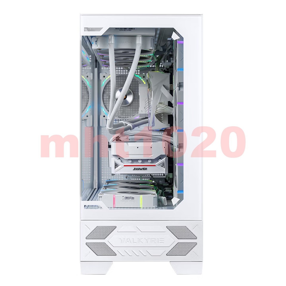 New VALKYRIE VK03 WHITE 6.2 inches LCD computer case / delivery