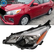 Driver Left For Mitsubishi Mirage Mirage G4 2021-2024 Headlight Halogen Chrome