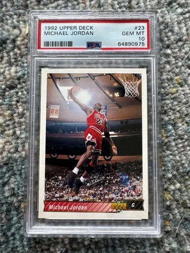 1992 Upper Deck Michael Jordan #23 PSA10 Amazing Photo
