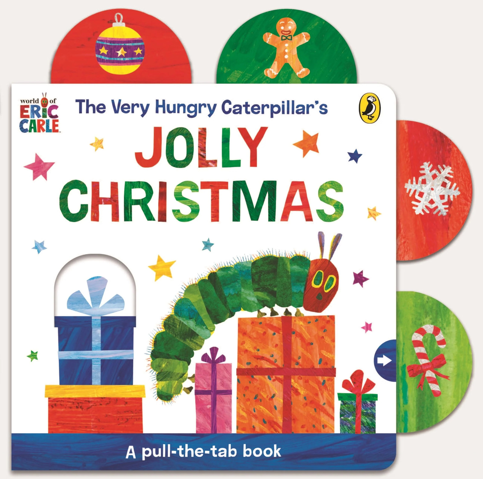 The Very Hungry Caterpillar's Jolly Christmas: A Pull-The-Tab Book by Eric Carle - Image 3