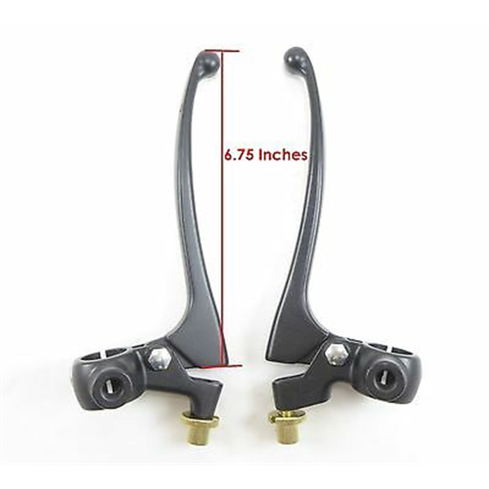 Black Brake Clutch Lever Set with Perch 7/8" Bar For Honda, Hodaka   2fm32-69870