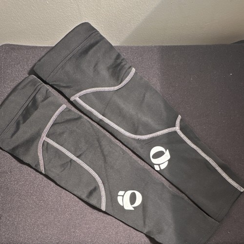 Pearl Izumi Cycling Leg Warmers Black Nylon Polyester Spandex Size S 9251