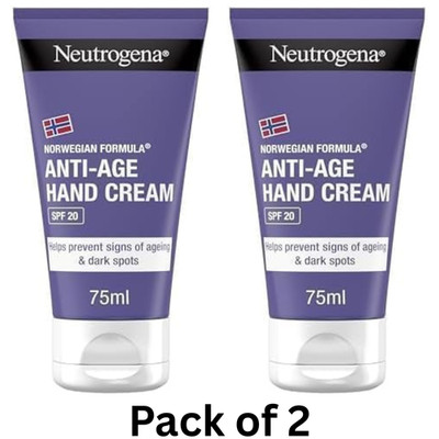 Neutrogena Norwegian Formula Anti-Age Handcreme mit LSF20 (2 x 75 ml), Hand L