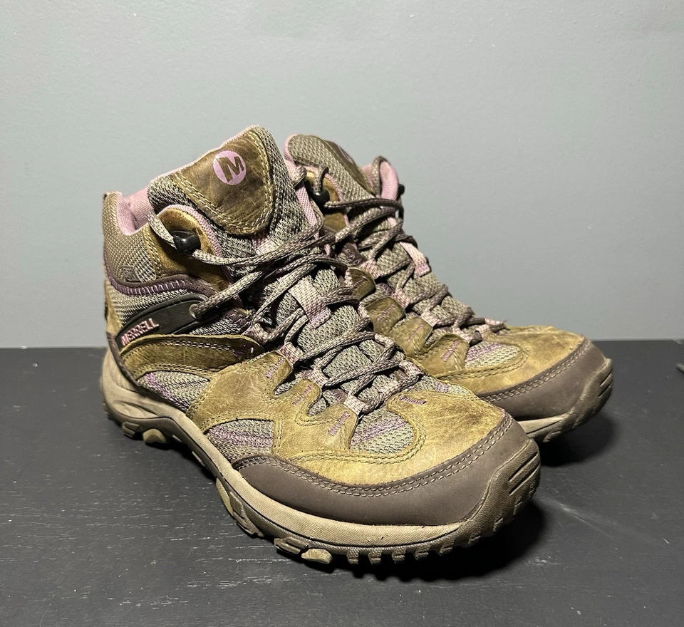 Merrell Brindle J48322 Talla 9 Dry Select Grip Senderismo Trail Zapatos Púrpura-Mujer Foto 4 de 4