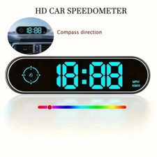 Car Digital GPS Speedo Speed MPH KMH HUD Head Up Display Speedometer Universal