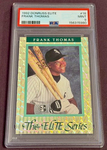 1992 Donruss  Elite Series Frank Thomas #06438/10000 PSA 9