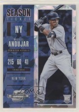 2018 Panini Chronicles Contenders Optic Blue Ice Prizm /149 Miguel Andujar 0a4v