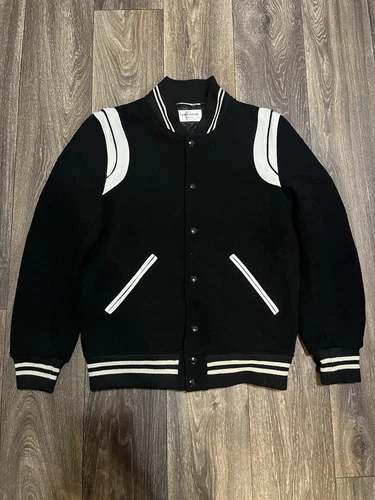 SAINT LAURENT (YSL) Saint Laurent Teddy Bomber Varsity Giacca Uomo S