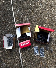 Kwikset Halifax Iron Black Square Entry Door Lockset w/ Microban