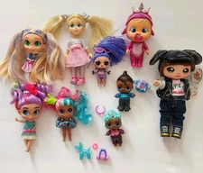Lot Modern Dolls Cry Baby Magic Tears Na Na Surprise Love Diana Hairdoables LOL