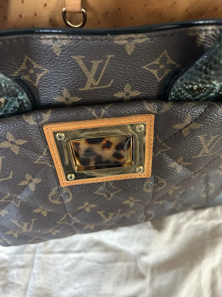 Bolso Louis Vuitton Exotique MM marrón lona Foto 2 de 4