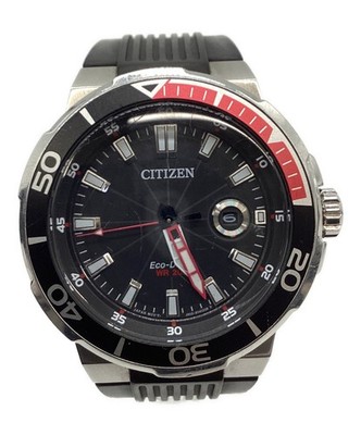 Citizen Eco-Drive J810-S Men's Watch Black Used Japan Genuine