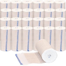 24 Pack Elastic Bandage Wrap 4 Bandage Wrap with Hook and Loop Closure on Bo...
