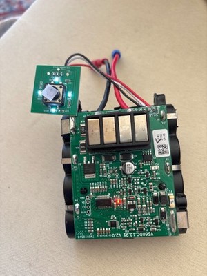 Used Vacmaster Cleaner VSD1801 Cordless Handheld Circuit Board Batteries, Button