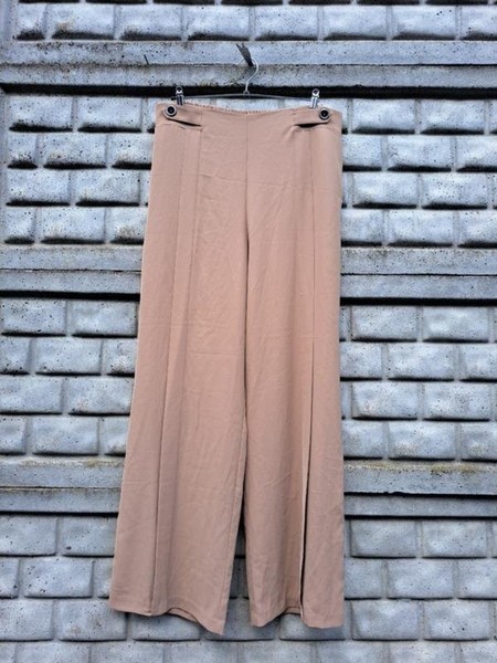 Women Ballin Trousers Beige Elastane 44