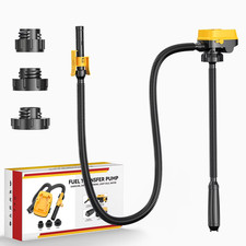 Cordless Fuel Transfer Pump with Auto-Stop, 3.2 GPM Flow Portable Fuel Pump