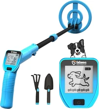 Metal Detector, Adjustable 27.5” - 37.8” Metal Detector for Kids with LED Displa