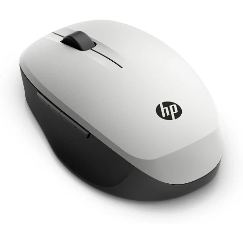 HP Wireless Dual Mode Silver Mouse EURO 3600 dpi Bluetooth 3 Buttons 6CR72AA - Image 2 of 2
