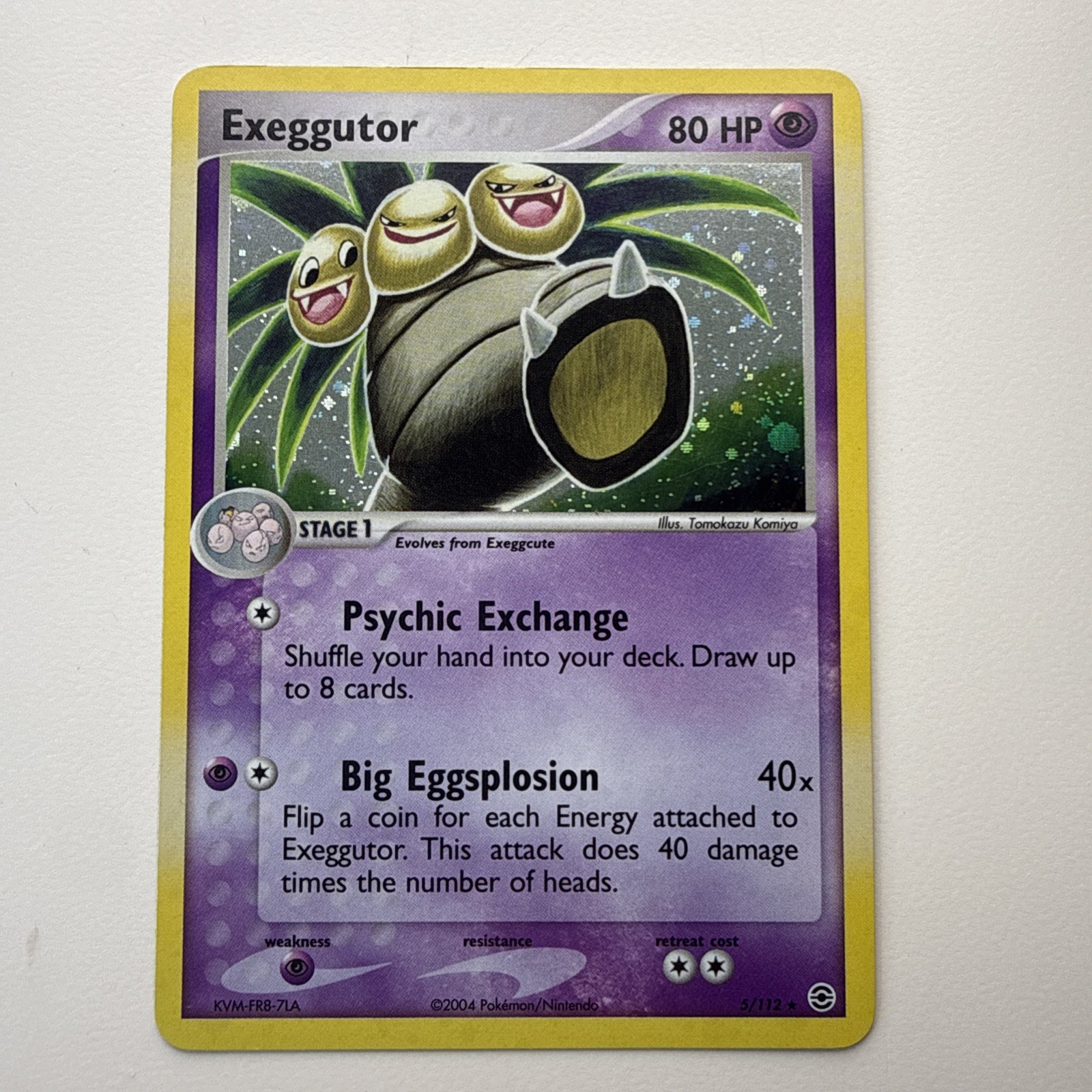 Exeggutor FireRed & LeafGreen 5/112 Rare Holo Pokemon TCG NM