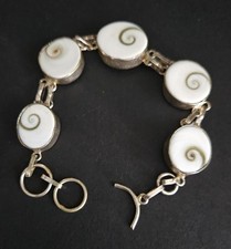 Sterling Silver 925 & Mother Of Pearl Inlay T...