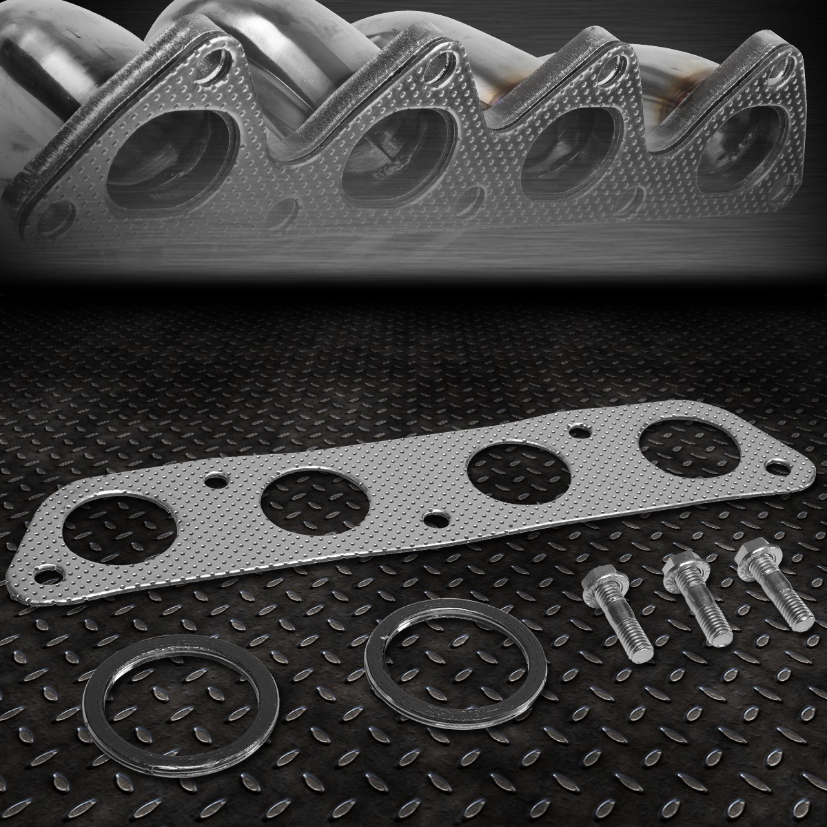 Auto Dynasty Aluminum Exhaust Manifold Gasket Set – Fits 2000-2005 Toyota MR2 Spyder - View #6