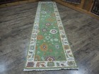 Turkish Oushak Rug,Modern Multicolored Area Rug,Handmade Bohemian Rug 2.6x10 Ft — photo 3