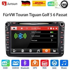 4+64G DAB+ CD DVD Für VW Touran Tiguan Golf 5 6 Passat SkodaYeti Autoradio GPS
