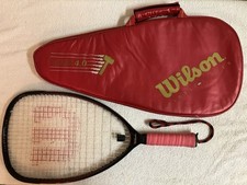 Wilson Hammer 4.0 Racquetball Racquet w/ case Dual Taper Beam New Grip Wrap VGC