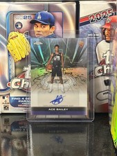 2025-26 Topps Chrome Ace Bailey Autograph Issue Rookies Refractor On Card Auto