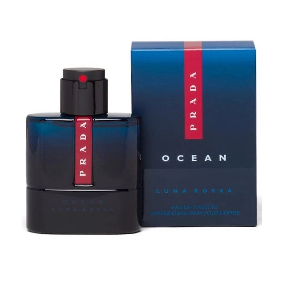 Prada Luna Rossa Ocean Eau de Toilette 100 ml 126606 03 Fragancia Azul/Rojo Foto 2 de 4