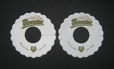 WERNESGRÜNER PILSDECKCHEN Bierdeckel Coaster Beer Bier  Steinberg Deutschland