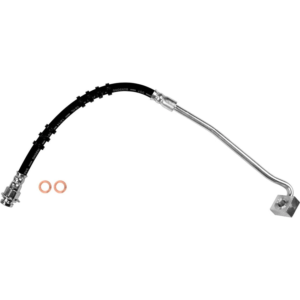 2X Manguera de línea de freno delantero Sunsong para Dodge Dakota 1992 1993 1994 1995 1996 Foto 4 de 4