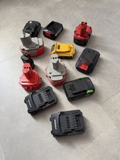 12 Akkus, Bosch, Makita, Güde, Metabo, DeWalt, Lux-Tools, Einhell