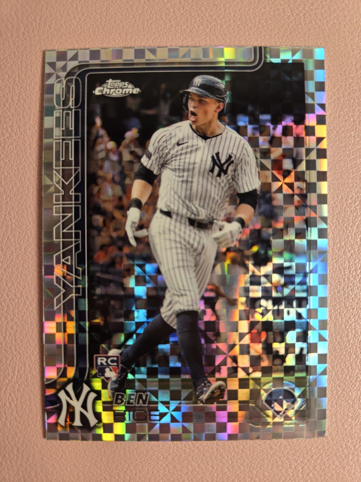 2025 Topps Chrome - Ben Rice #139 X-Fractor (RC)
