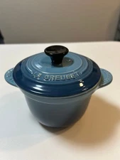 [Limited time price reduction] LE CREUSET Blue Mini Cocotte Every